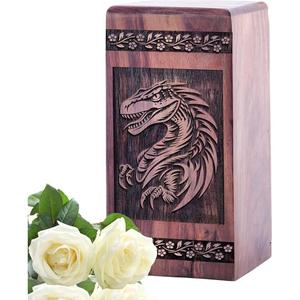 Urna funeraria de madera personalizada para cenizas de adultos Caja de cremación grande para urna de cenizas conmemorativas de entierro disponible a bajo precio - Product Image 2