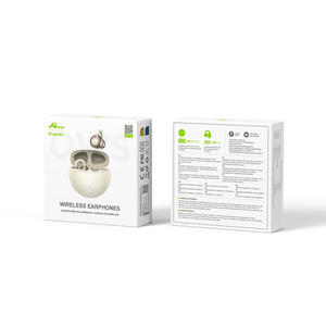 Audífonos Inalámbricos Digitalome EP-118 con Micrófono, Resistentes al Agua, Tipo-C, Blancos, para Jugar en Teléfonos Móviles - Product Image 2