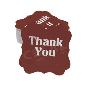 Étiquettes de vêtements en papier avec Logo en relief personnalisé, étiquette volante en papier pour la vente en ligne - Product Image 6