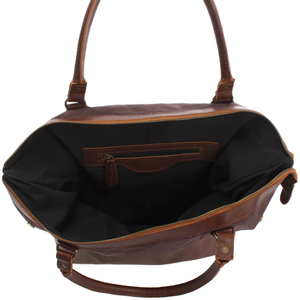 Vintage Styled Mocha Canvas Tote <b>Bag</b> for Women Water Resistant Shoulder <b>Bag</b> with Lockable Main Compartment and Removable Strap - Product Image 4