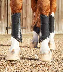 Bottes de protection pour chevaux de qualité supérieure, ajustement confortable, rembourrage absorbant les chocs, soutien des tendons et des jarrets, bottes de protection OEM - Product Image 6