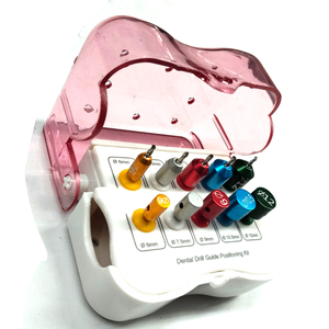 Kit de 10 Piezas de Guía de Posicionamiento para Fresas Dentales Manuales, Instrumentos de Cirugía Quirúrgica Intensa para Implantes, Acero Inoxidable Ergonómico - Product Image 5