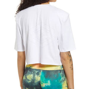 Camiseta Corta de Verano Personalizada de Alta Calidad, Ecológica, para Mujer, 100% Algodón, Hecha en Pakistán - Product Image 3