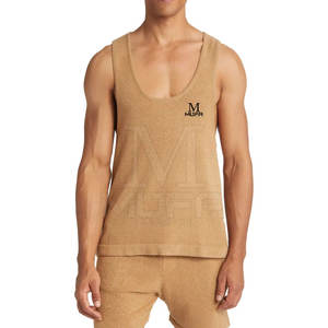 Venta caliente de la calidad superior de los hombres Tank Top Loose Fit Hombres Tank Top Gym Fitness Wear Hombres Tank Top - Product Image 2