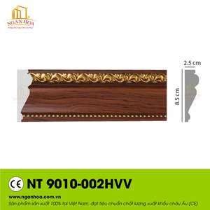 Moulures murales en PS imperméables, vente en gros d'usine |   Revêtement décoratif intérieur en polystyrène imitation bois - Product Image 2