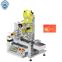 Machine d'étiquetage automatique de bureau haute vitesse SKILT pour sacs transparents vides et cartes, petite machine d'étiquetage par pagination