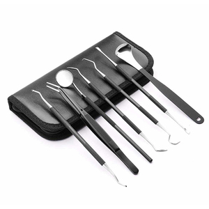Nouvel ensemble de curettes dentaires manuelles de haute qualité en acier inoxydable pour le détartrage et le nettoyage des dents (8 pièces) - Product Image 5