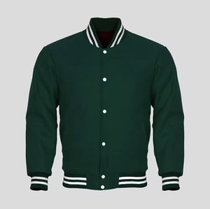 Veste universitaire personnalisée de style nouveau et de haute qualité, vente en gros de vestes universitaires personnalisées pour hommes avec manches en cuir, veste universitaire pour hommes - Product Image 2