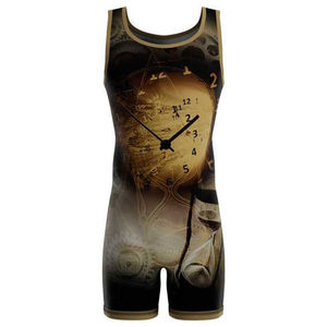 Singlets de lutte unisexe Spandex Polyester Powerlifting Compression Fit Durable Training Wrestling Singlets Service OEM - Product Image 4