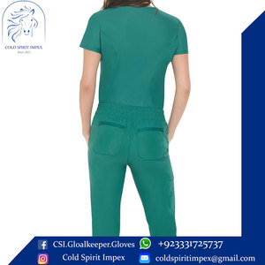 Work Clothing Top And Joggers Ultra Stretch Form Fitting Women <b>Scrub</b> <b>Set</b> Available In All Designs - Product Image 5