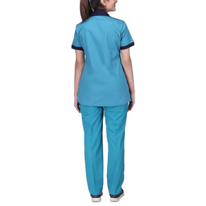 Vente chaude OEM Hôpital Hommes Coton À Manches Courtes Infirmière Fig Scrubs Uniformes Ensembles Personnalisé Scrubs Suit Soins Infirmiers Médicaux - Product Image 2