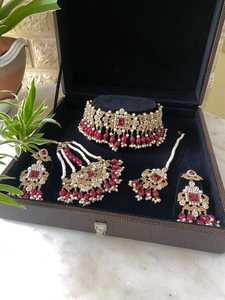 Gran oferta, conjunto de collar de 3 uds para novia de boda, conjunto de collar y pendientes de joyería de moda, conjuntos de joyería nupcial de alta calidad - Product Image 4