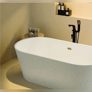 Vente flash : Baignoire autoportante en acrylique blanche Infinity de 150x75 cm, luxe, pour hôtel, prix d'usine, livraison mondiale - Product Image 2