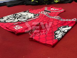 7v7 football uniforms youth sizes Custom Sublimated Breathable 7v7 uniform Compression Sleeveless 7v7 Football Uniform - Product Image 3