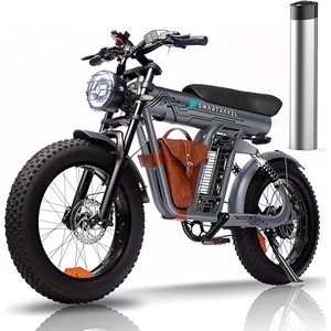 Vélo électrique Romeo Pro III 60V 80Ah avec deux moteurs de 2800W, plus de 45 mph - Product Image 1