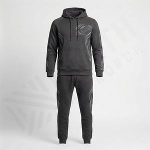 Chándal Estampado de Moda, Ajuste Delgado, Cómodo, Estampado Puff, Chándal Holgado, Color Sólido Personalizado en Oferta - Product Image 1