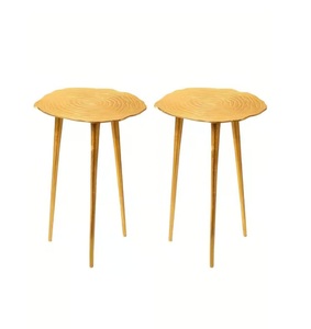 Ensemble de deux tables d'appoint Meubles de salon Vente mondiale de table d'appoint de luxe de style Table d'appoint d'angle au prix de gros - Product Image 4