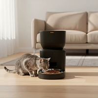 Distributeur automatique de nourriture pour animaux de compagnie Sudex HC-0009 OEM 4L avec caméra WiFi 480P, contrôle des portions par application, recharge écologique, alimentation à distance pour chats et chiens