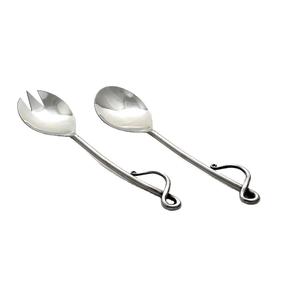 Serveur de salade en métal exclusif, nouveau Look, nouveau Look, serveur de salade, ustensiles de cuisine, derniers couverts en métal, nouveau Design - Product Image 1