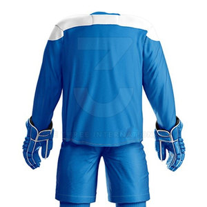 Uniforme de Hockey sobre Hielo Elegante y Transpirable de Alta Calidad, 100% Poliéster, para Hombre, Personalizable, Jersey, Pantalones, Número y Logotipo Personalizados - Product Image 5