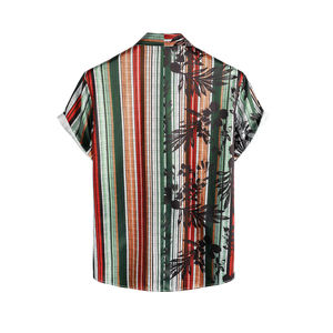 ชุดเสื้อยืดและกางเกงขาสั้นสำหรับผู้ชาย2ชิ้นเสื้อดีไซน์แบบซับลิเมชันแขนสั้นสำหรับฤดูร้อน - Product Image 4