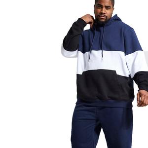 Streetwear épais pour hommes, survêtement d'hiver surdimensionné, ensemble de jogging à capuche, logo personnalisé, tenue grande taille en gros, nouveauté - Product Image 5