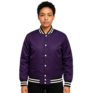 Fabricado en fábrica de poliéster satinado para hombre, haga su propio diseño, chaquetas de alta calidad, chaquetas de satén de talla grande - Product Image 5