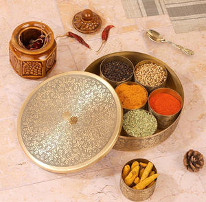 กล่องเครื่องเทศ Masala สำหรับใช้ในครัวเรือนกล่องใส่เครื่องเทศดีไซน์ตามสั่งมีไซซ์ - Product Image 4