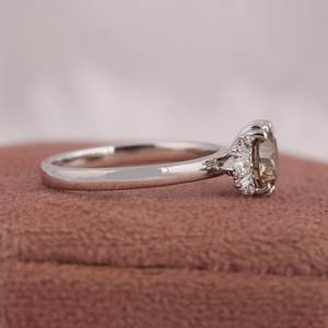Bague de mariage en diamant de laboratoire améliorée Bague de fiançailles en forme de neige Cadeaux d'anniversaire pour les femmes Bagues de mariage à la mode - Product Image 6