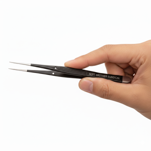 Pinces chirurgicales en acier inoxydable de qualité médicale, pinces de précision à pointe fine - Product Image 2