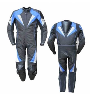 Traje de una pieza de motocicleta de cuero profesional de alta calidad Traje de carreras de bicicleta de motor cómodo con logotipo personalizado - Product Image 6