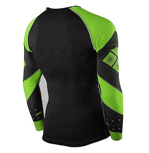 100% Premium Quality Rush Guard Haute Qualité Polyester Spandex Rush Guard Du Pakistan Avec Des Personnalisations - Product Image 6
