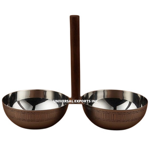 ชุดชามช็อกโกแลตสามใบ งานออกแบบพิเศษ ชามขนมหวานดีไซน์คลาสสิกทันสมัย ขายส่ง ชามช็อกโกแลตโลหะแบบใหม่ - Product Image 6