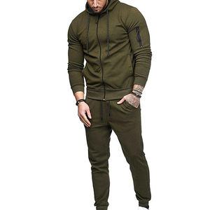 Ensemble de survêtement décontracté pour homme fabriqué en usine 2025, survêtement attrayant avec logo personnalisé, survêtement 100% coton pour homme - Product Image 6