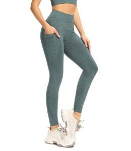 Leggings deportivos de cintura alta para correr, entrenamiento, gimnasio, yoga, cantidad suave, OEM, mallas personalizadas para mujer con tinte de corbata - Product Image 1