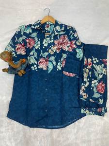 Ensemble Kurti et pantalon imprimé floral pour femmes, ensemble coordonné en coton, vêtements ethniques décontractés pour femmes - Product Image 3