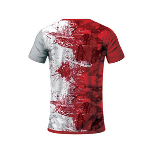 Conjunto de ropa deportiva ecológica con estampado personalizado camiseta de sublimación de poliéster reciclado - Product Image 3