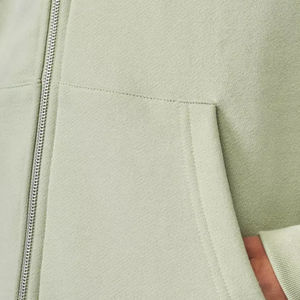 Cardigan à fermeture éclair complète brodé personnalisé unisexe Halloween Streetwear Sweat à capuche avec strass pour hommes pour l'hiver - Product Image 5