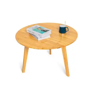 Bamboo Living Room Tea Table Living Room Furniture Wholesale Cheap Price OEM ODM Custom Manufacturer