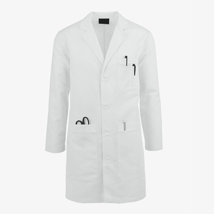 Blouse de laboratoire de gommage médical blanche de qualité supérieure dernière vente en gros sur mesure de haute qualité à manches longues manteau d'hôpital professionnel - Product Image 3