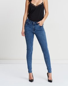 Custom Wholesale <b>Elastic</b> Ripped Damaged Distress Straight Breathable Street Wear Plus Size Casual Stretchy <b>Women</b> Pants - Product Image 6