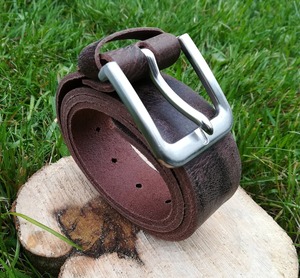 Ceinture en cuir originale pour hommes Occasions formelles et utilisation régulière longue durée et abordable par AALIYAN IMPEX - Product Image 1