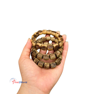 Handmade Agarwood Wood Beads Prayer <b>Bracelet</b> Buddhism Jewelry for Women and <b>Men</b> Direct From Vietnam - Product Image 1