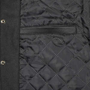 Chaqueta de algodón para exteriores para novio de buena calidad, Jersey universitario bordado, cortavientos para hombre, chaqueta de béisbol de bombardero de invierno delgada para hombre - Product Image 3