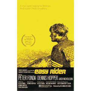 Tarjeta postal de estilo moderno Easy Rider hecha de papel para decoración de pared - Product Image 1