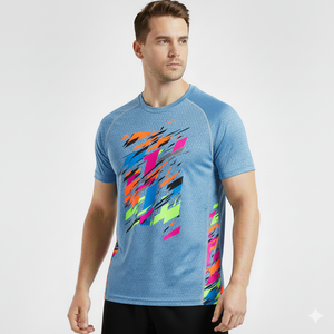 Camiseta de Algodón Suave con Cuello Redondo para Hombre, Verano, Casual, Moda, Gimnasio, Fitness, Venta Caliente, Impresión Personalizada, Servicio de Pedidos al por Mayor OEM - Product Image 1