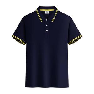 Alta calidad transpirable hombre verano manga corta media manga bordada hombres camiseta para hombres Polo - Product Image 4