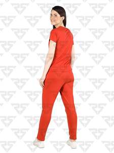 ชุดวอร์ม2ชิ้นสำหรับผู้หญิงเสื้อยืดและกางเกงขายาวแนวสตรีท OEM - Product Image 3