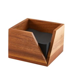 Porta Servilletas Decorativo de Madera, Ideal para Cocinas Clásicas, Cafeterías, Comedores, Decoración de Mesa de Estilo Rústico - Product Image 4