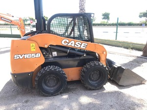 รถตักล้อยางขนาดเล็ก CASE SV185B 12 ตัน พร้อมบุ้งกี๋ดันดินสำหรับงานก่อสร้าง - Product Image 2